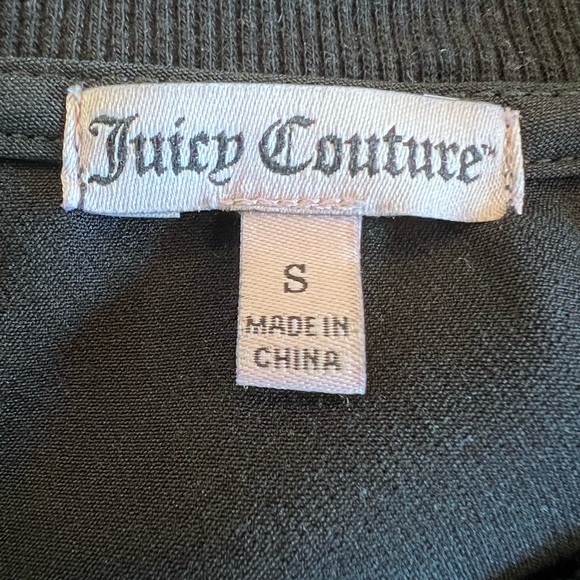 Pearl Rhinestone Embellishment on arms Juicy Couture Ribbed V &cuff detail Small - Picture 11 of 14